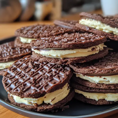 Homemade Chocolate Wafers-receipster.com