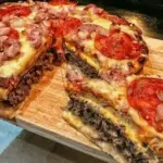 Grandma's Feast Pizza Burger Pie Recipe