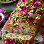 Vegan & Gluten-Free Pistachio Cardamom Rose Loaf-receipster.com