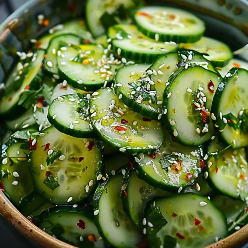 Asian Cucumber Salad-receipster.com