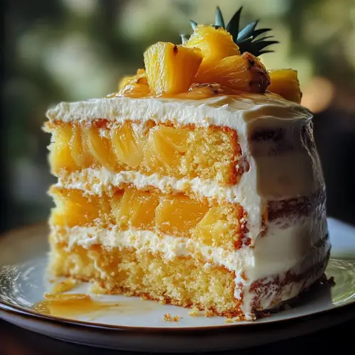 Hawaiian pineapple cake-receipster.com