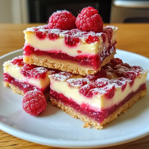 Raspberry cheesecake Bars-receipster.com