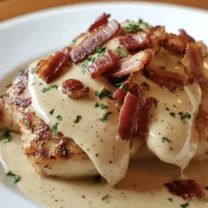 Creamy Bacon Chicken-receipster.com