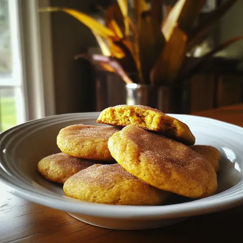 Soft Pumpkin Snickerdoodles-receipster.com