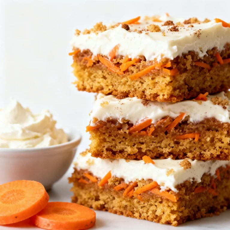 Irresistible Carrot Cake Bars with Luscious Cream Cheese Frosting