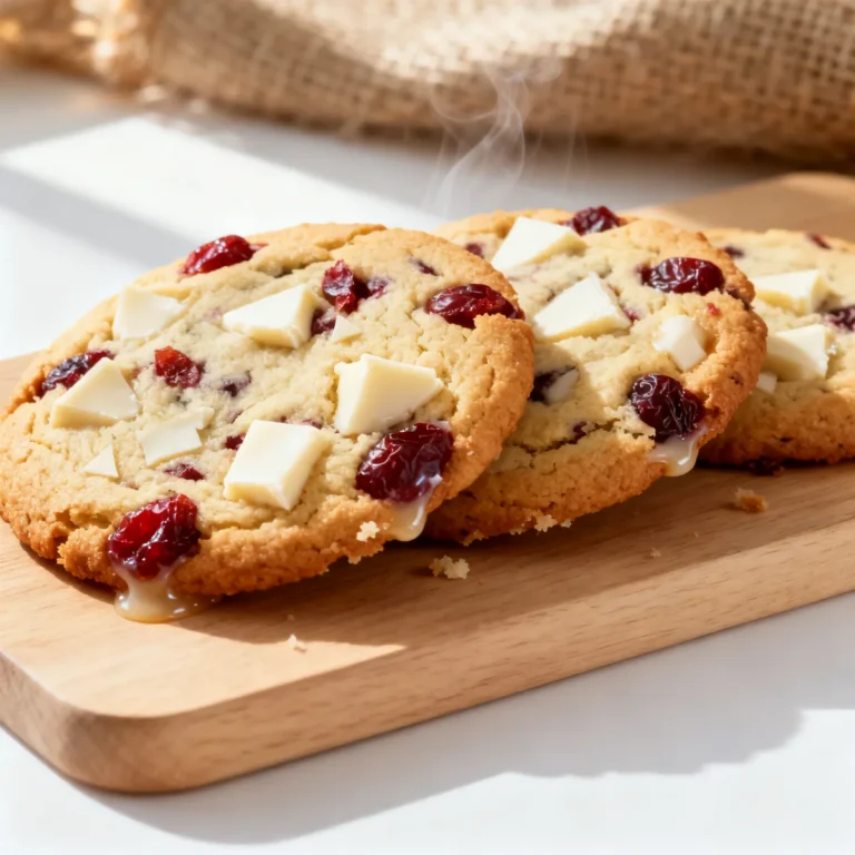 Irresistible White Chocolate Cranberry Cookies for Holiday Indulgence