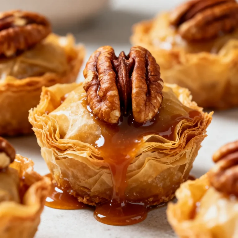 Irresistible Pecan Caramel Baklava Cups: Your New Favorite Dessert