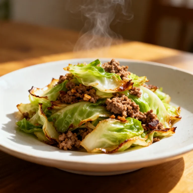 Delicious Cabbage and Ground Beef Recipe for a Quick Meal