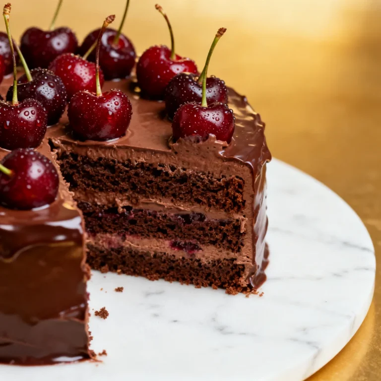 Indulge in the Ultimate Cherry Chocolate Dream Cake Recipe
