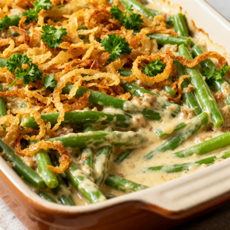 Quick and Easy Savory Green Bean Casserole for Delicious Dinners