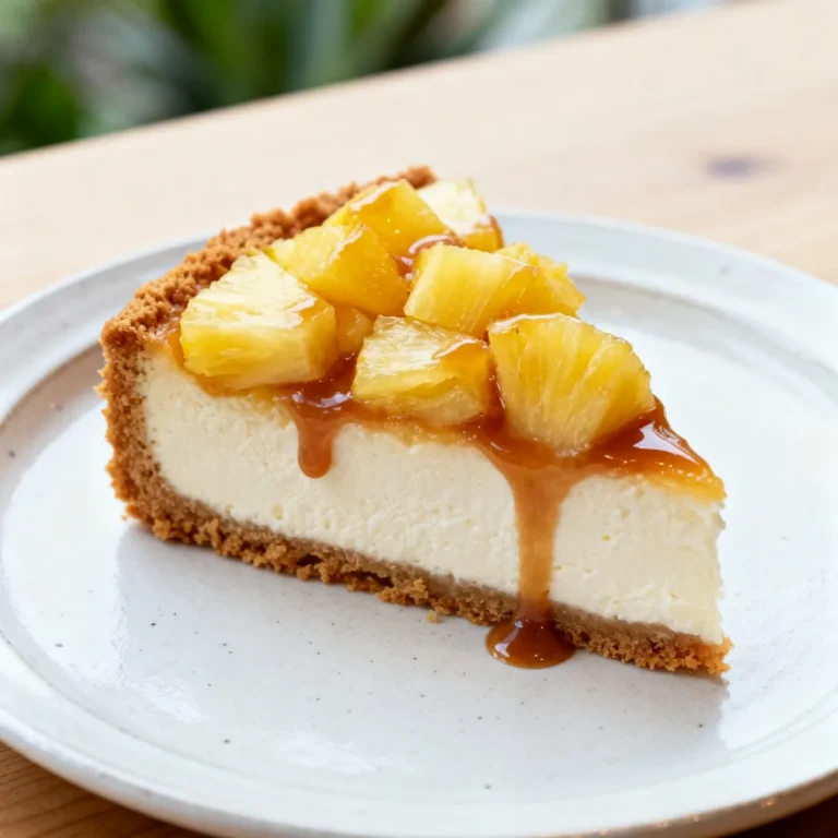 Irresistible Pineapple Cream Cheesecake Recipe for Dessert Lovers