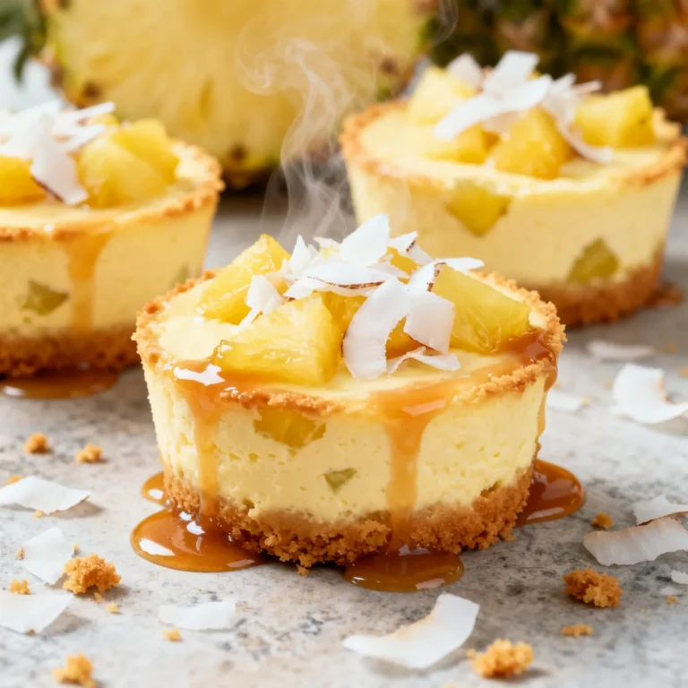 Delicious Mini Pineapple Coconut Cheesecakes with Condensed Milk Recipe