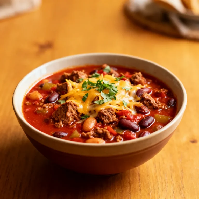 Savory Slow Cooker Chili Recipe for a Cozy Dinner