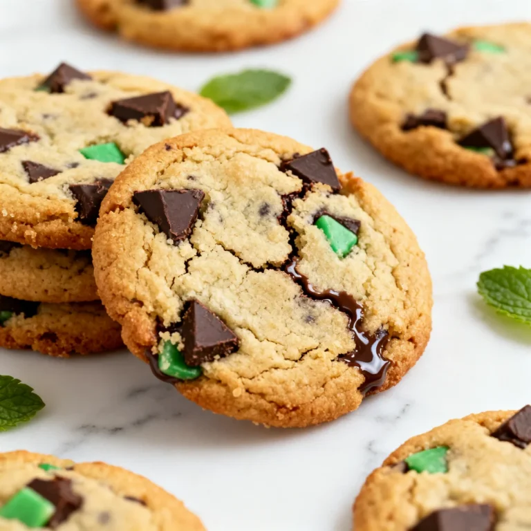 Irresistible Mint Chocolate Chip Cookies Recipe for a Sweet Treat