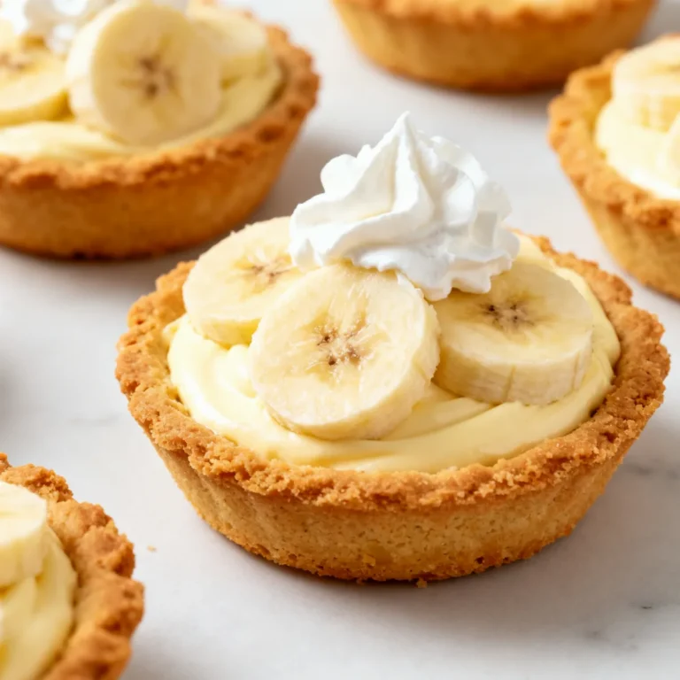 No-Bake Mini Banana Cream Pies: Quick and Delicious Dessert Idea
