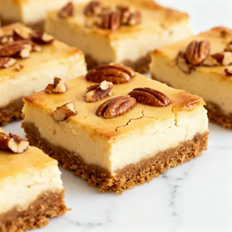 Irresistible Magic Pecan Cheesecake Bars: A Sweet Treat to Savor