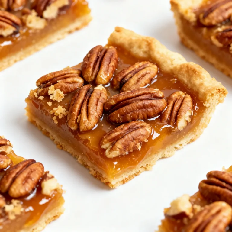Effortless Pecan Pie Bars: A Quick and Delicious Dessert Recipe