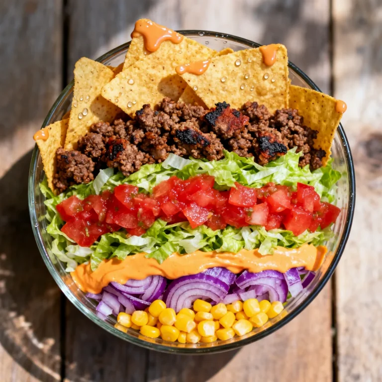 How to Make the Ultimate Seven-Layer Taco Salad at Home