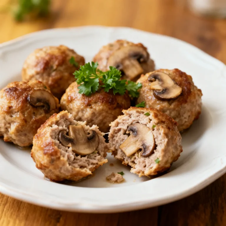 Best Mushroom Chicken Meatballs Recipe – Ready in 30 Minutes