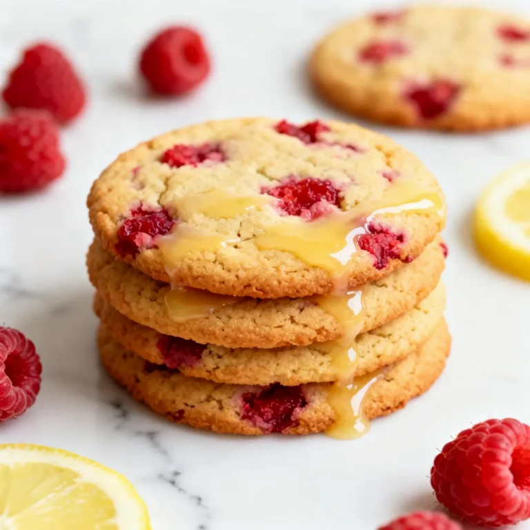 Delight in Sweet Limoncello Raspberry Cookies: A Zesty Treat