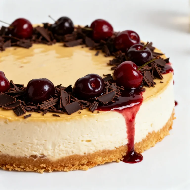 Indulge in This Decadent Black Forest Cheesecake Recipe Today