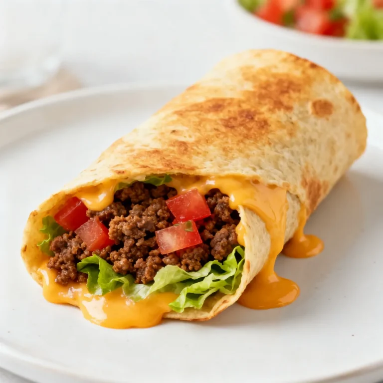 Ultimate Cheesy Beef Burrito – Quick Family Favorite