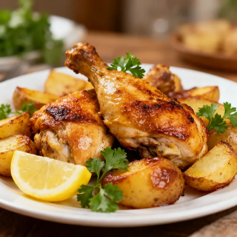 Easy Greek Lemon Chicken and Potatoes – Ready in 30 Minutes