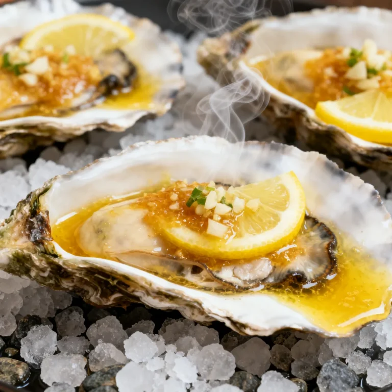 Smoky Lemon Garlic Oysters – Easy Recipe for Seafood Lovers