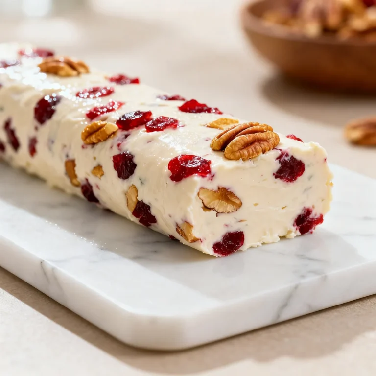 Easy Cranberry Pecan Cheese Log – Family Favorite Recipe