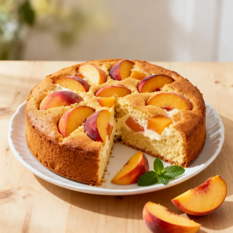 Irresistible Peach Cake Recipe – Easy and Delicious