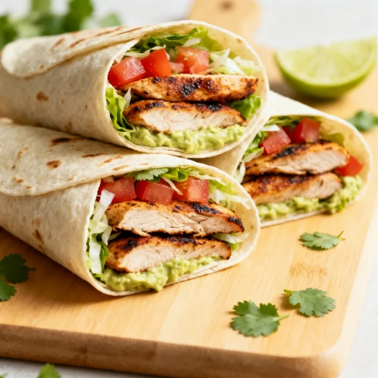 Easy Southwest Grilled Chicken Wraps – Ready in 30 Minutes