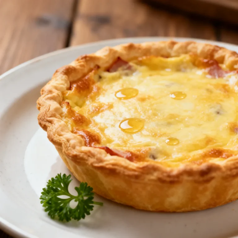 Easy Quiche Lorraine with 5 Ingredients