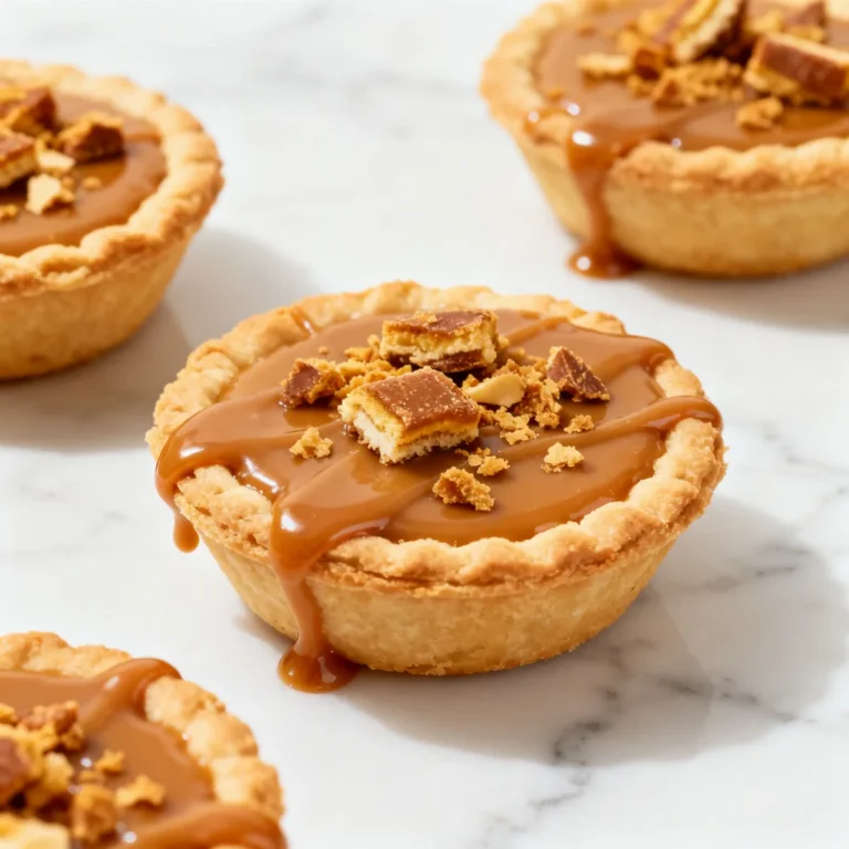 Easy Butterfinger Caramel Crunch Mini Pies – Ready in 30 Minutes