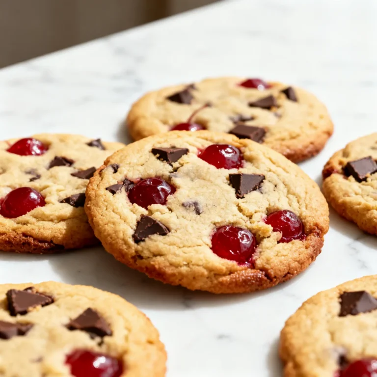 Classic Maraschino Cherry Chocolate Chip Cookies – Family Favorite Flavor