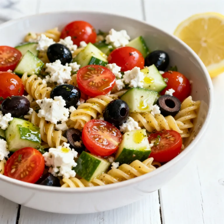 Quick Greek Pasta Salad – Best Recipe (Ready in 20 Minutes)