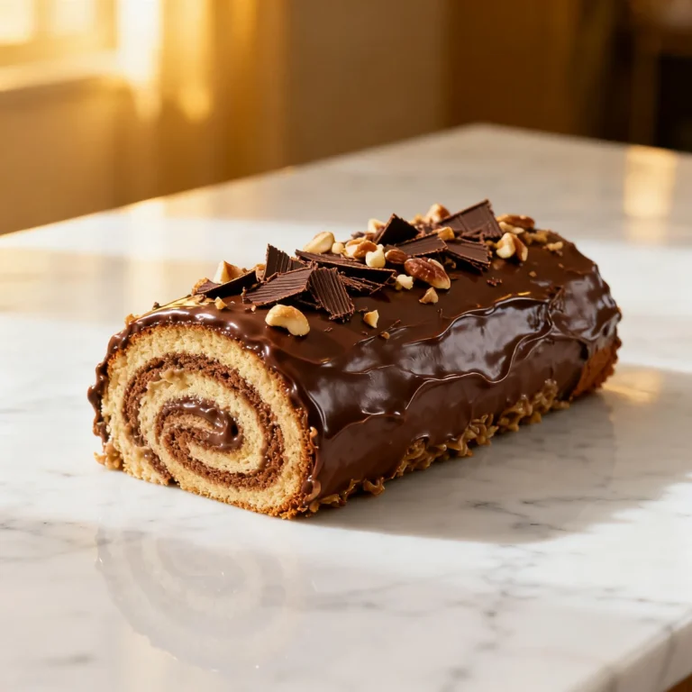 Indulge in a Decadent German Chocolate Roll Cake Recipe