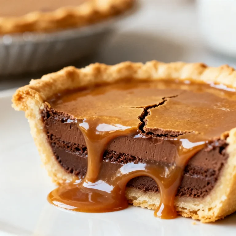 Indulge in this Irresistible Gooey Caramel Chocolate Pie Recipe
