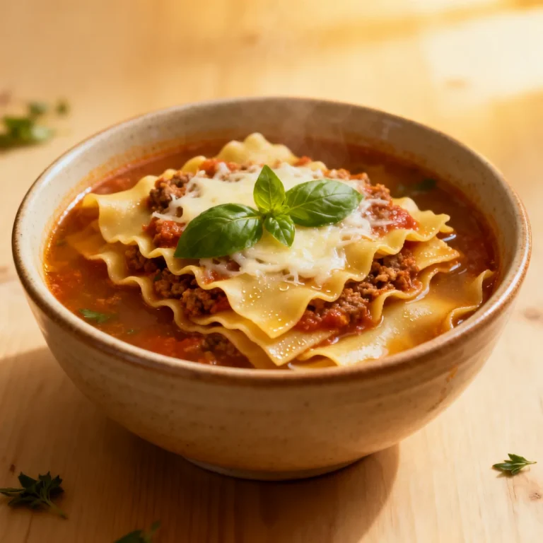 Ultimate Comfort Food: Homemade Lasagna Soup Recipe Delight