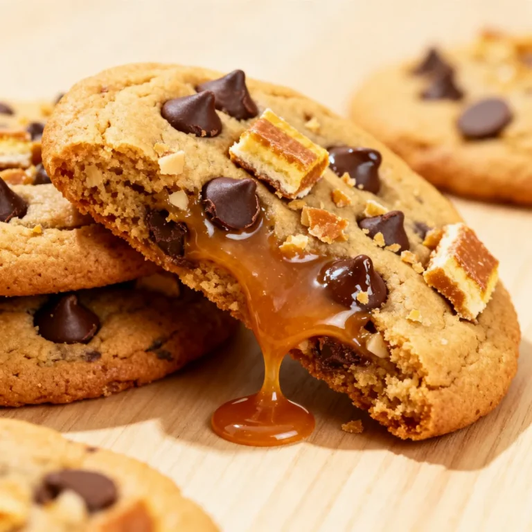 Irresistible Butterfinger Caramel Crunch Cookies Recipe – Gooey & Delicious!