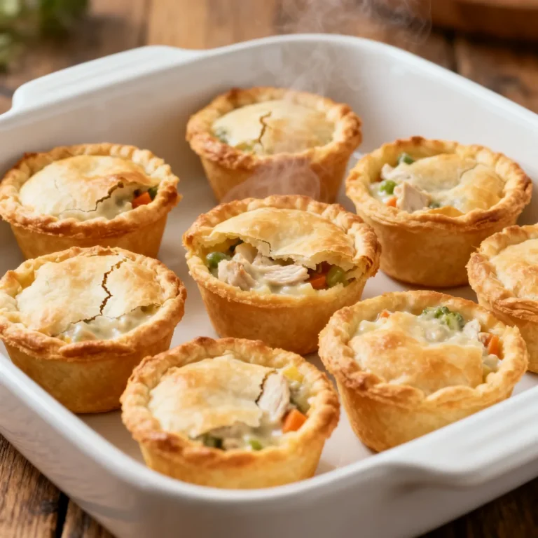 Easy Mini Chicken Pot Pie Muffins Recipe for Families