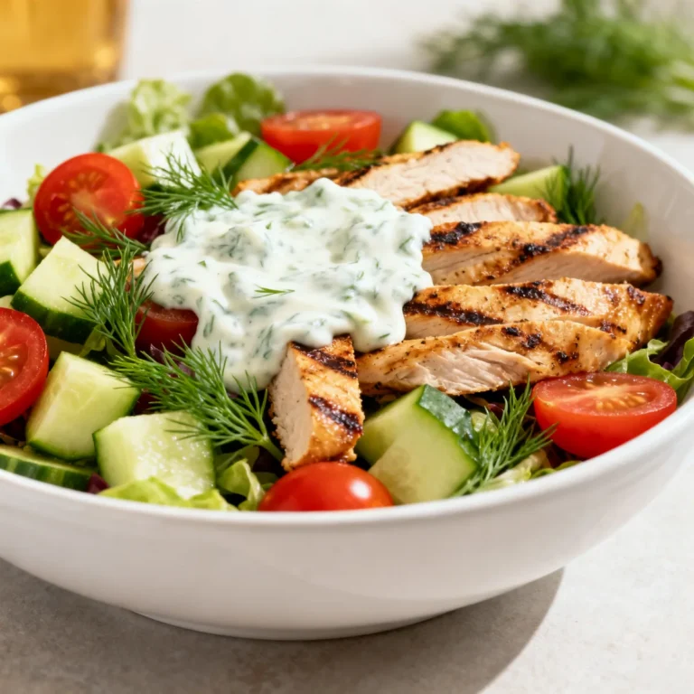 Delicious Tzatziki Chicken Salad Recipe for a Healthy Meal