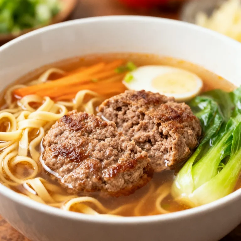Savory Hamburger Noodle Soup Recipe – Comforting & Delicious!