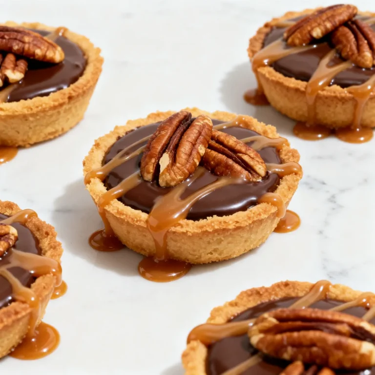 Decadent Mini Pecan Chocolate Caramel Tarts Recipe Tutorial