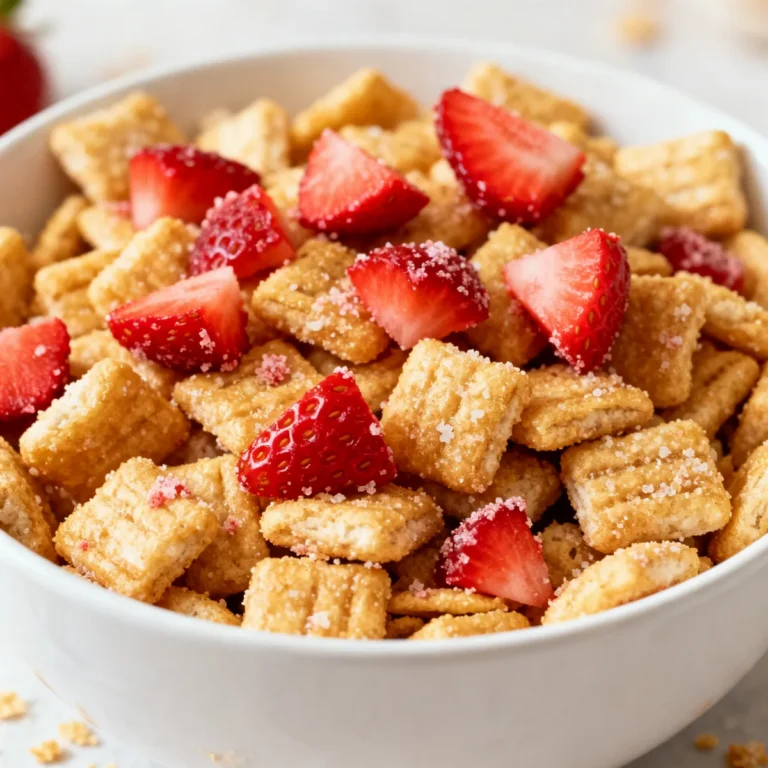 Delicious Strawberry Shortcake Puppy Chow Recipe 🍓🍰