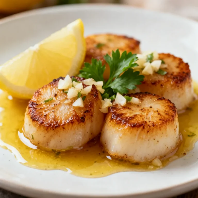 How to Make Delicious Seared Lemon Garlic Butter Scallops