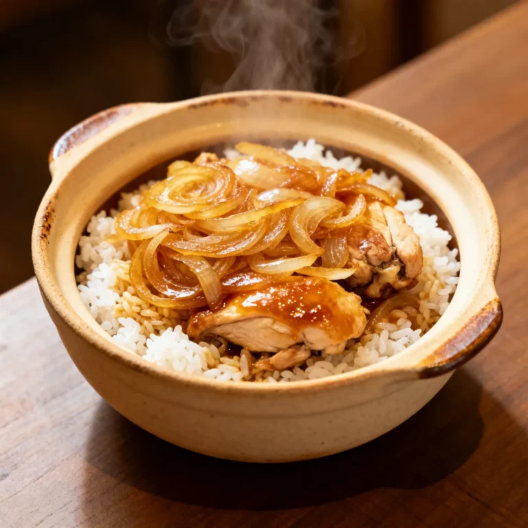 Easy One-Pot French Onion Chicken Rice Recipe (Ready in 30 Minutes)