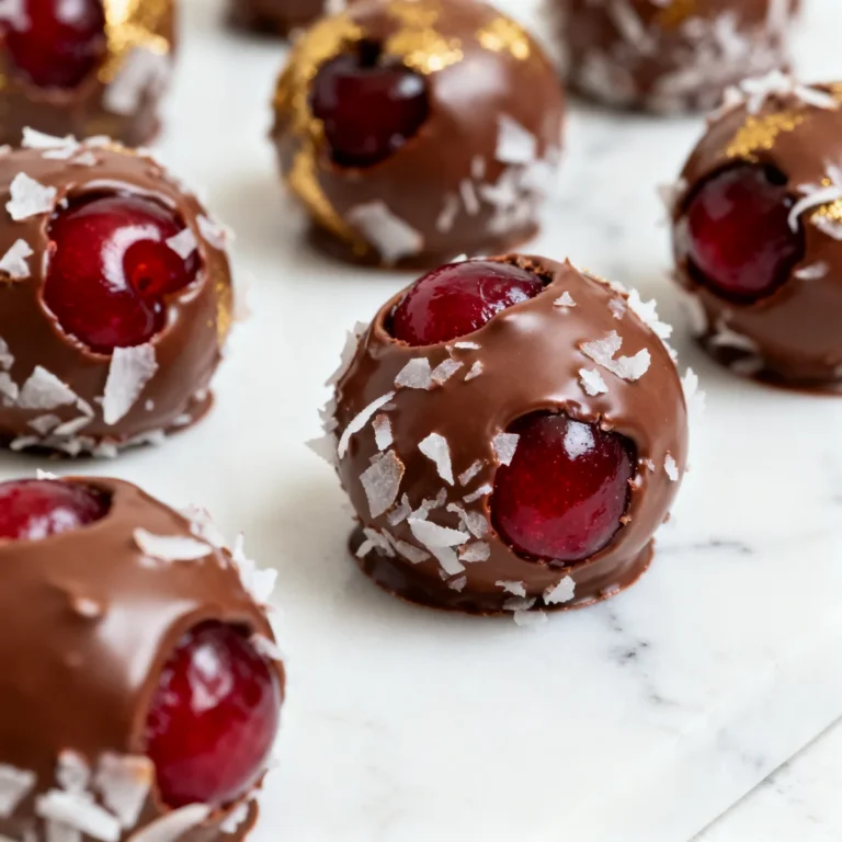 Irresistible Chocolate Maraschino Cherry Coconut Truffles: A Sweet Treat Recipe