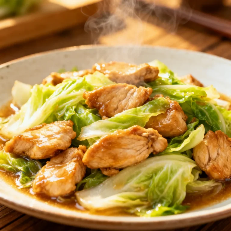 Quick and Easy Chinese Chicken Cabbage Stir-Fry Recipe