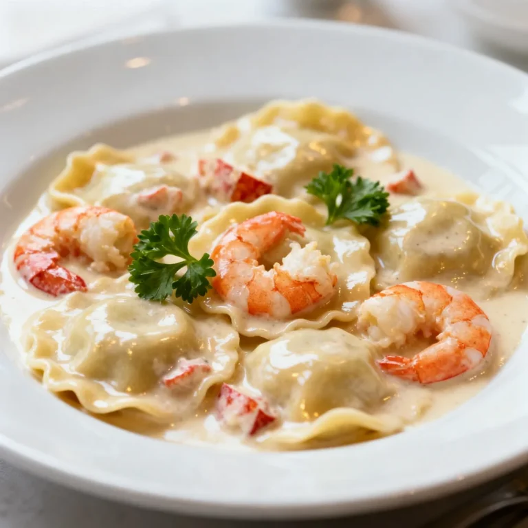 Creamy Shrimp and Lobster Ravioli – Best Homemade Dinner