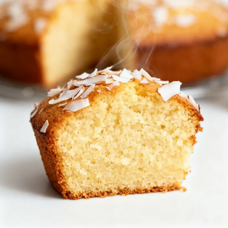 Best Fluffy and Moist Coconut Cake Recipe – Family Favorite